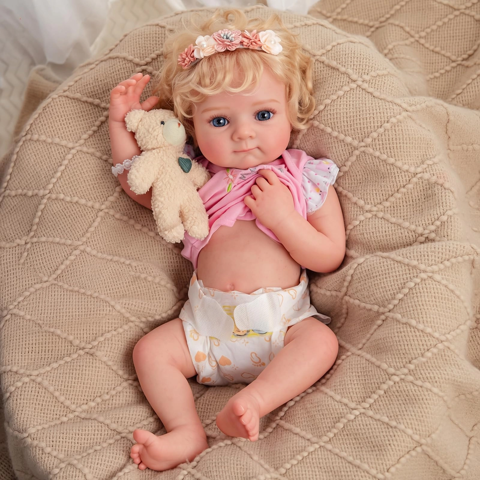 BABESIDE Ziva Reborn Doll - 7 inches Vinyl Ages 3+