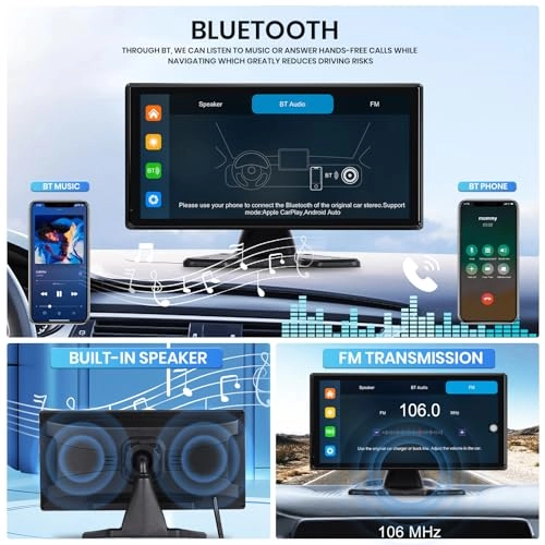 Car Rear View Camera + 9 Inch Monitor - Night Vision Wired 1080P