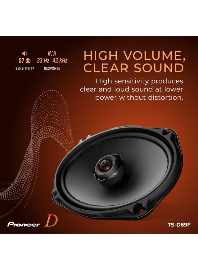 TS-D69F - 6 x 9-Inch 2-Way Coaxial