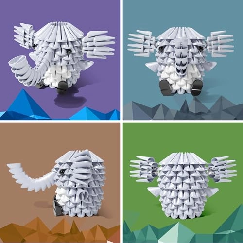 3D Animal Blocks Kit - 6 years and up 166 pieces