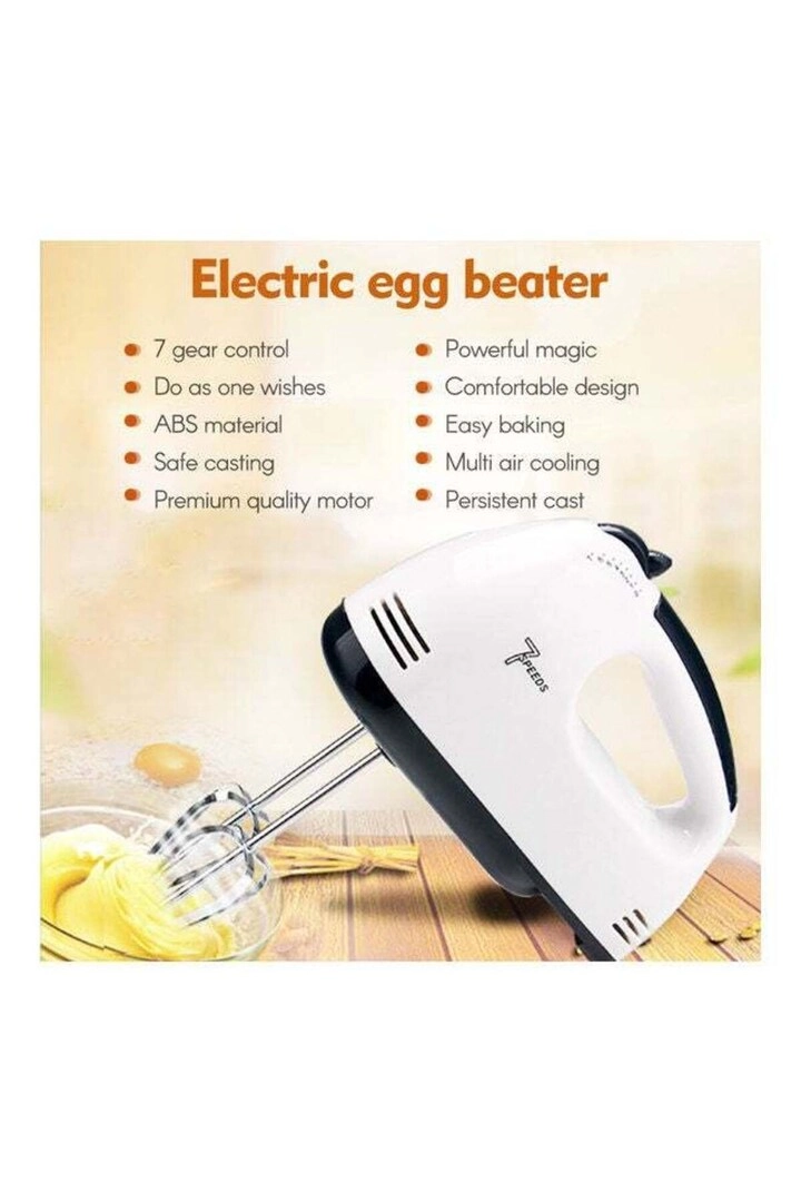 Smartify Super Hand Mixer - 7-speed powerful motor