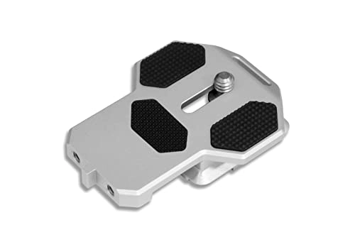 Atoll Extender Plate - Arca-Swiss compatible Silver
