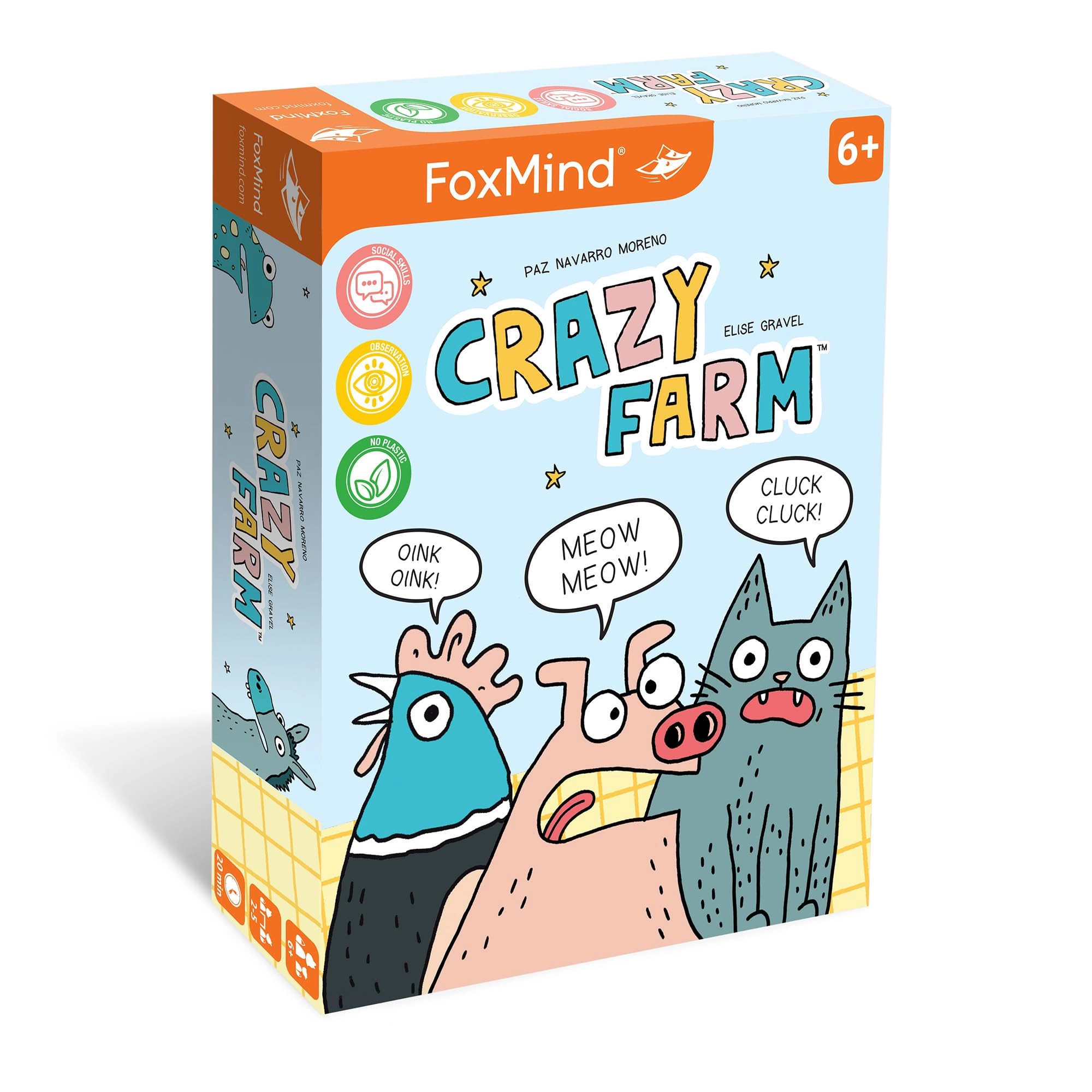 FoxMind Crazy Farm - English 6 - 8 years