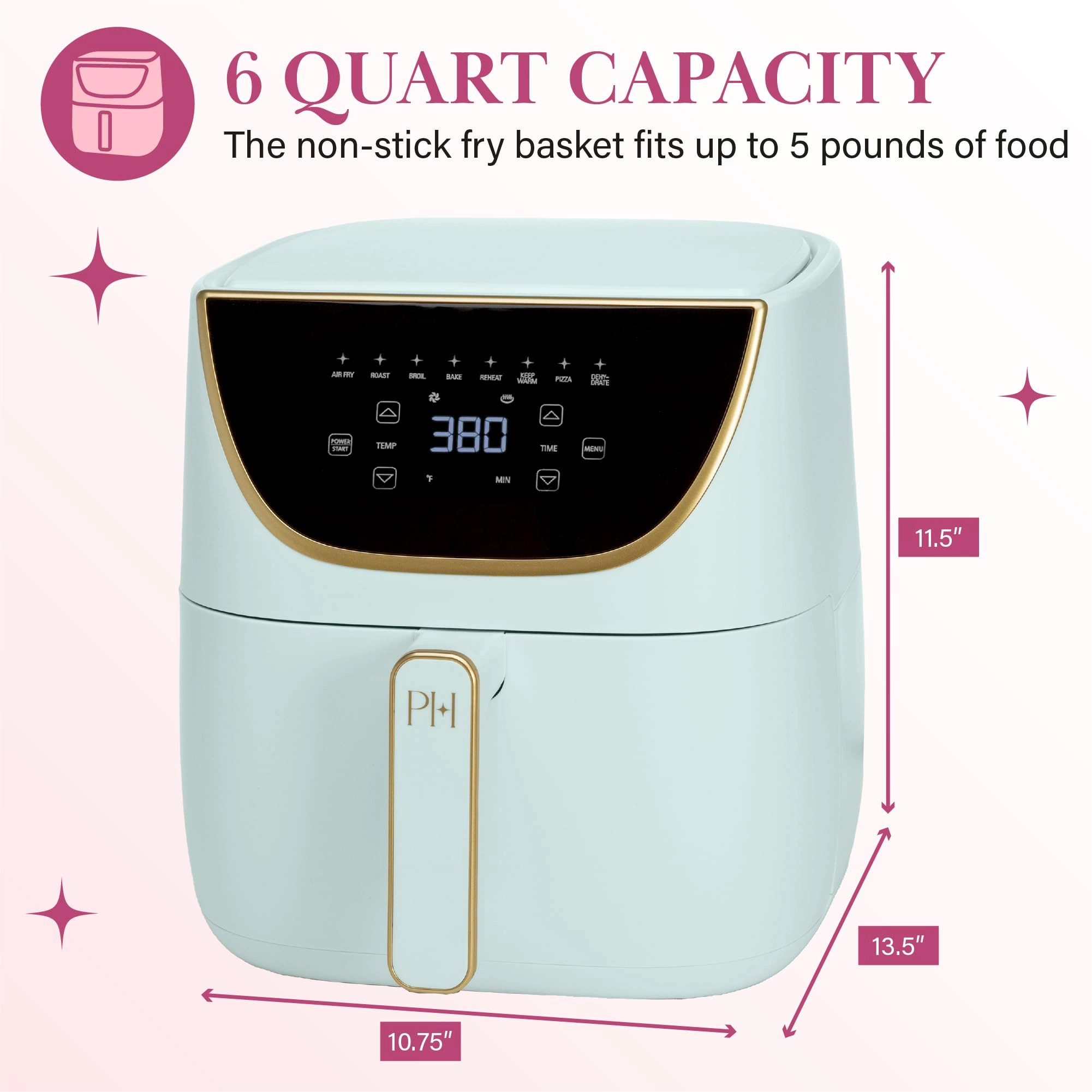 Air Fryer PH11921-2 - 6 Quarts