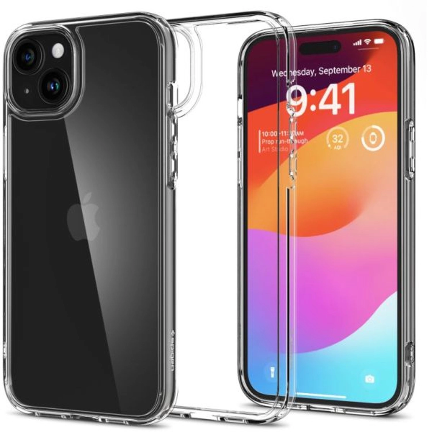 Crystal Hybrid Back Cover for iPhone 15