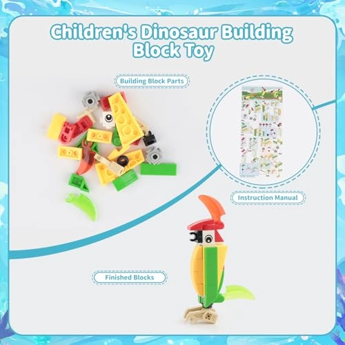 Mini Building Blocks Set - bird 12pcs