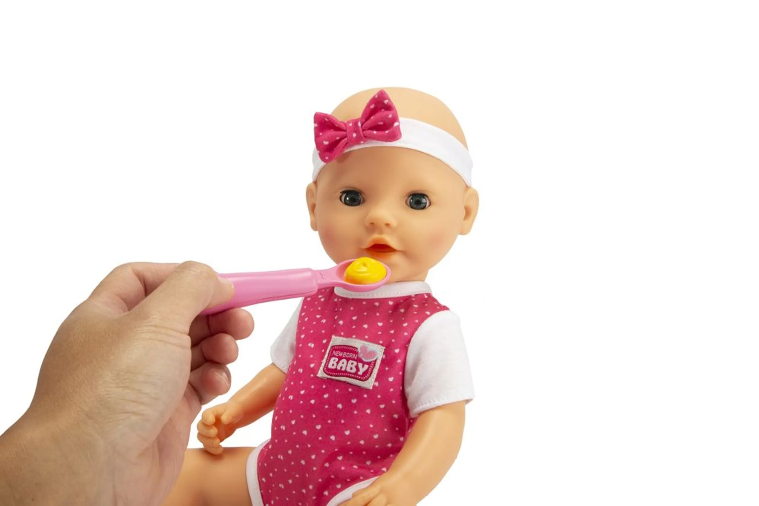 New Born Baby Doll Playset - 38 cm Full Vinyl Body Ages 2+