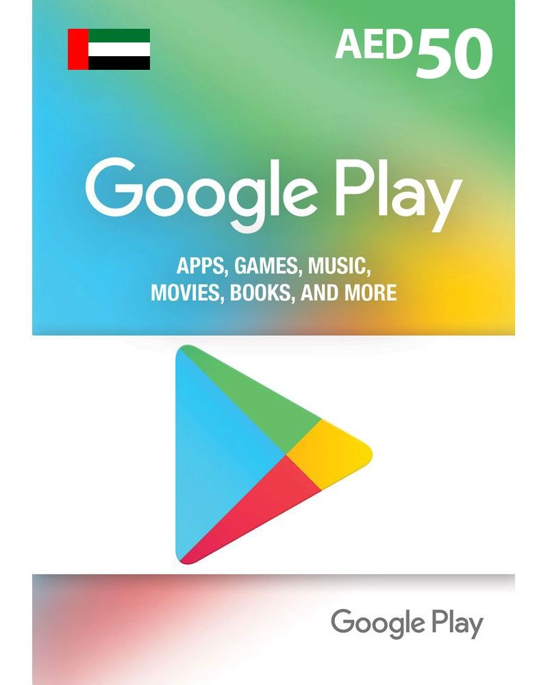 Google Play AED 50