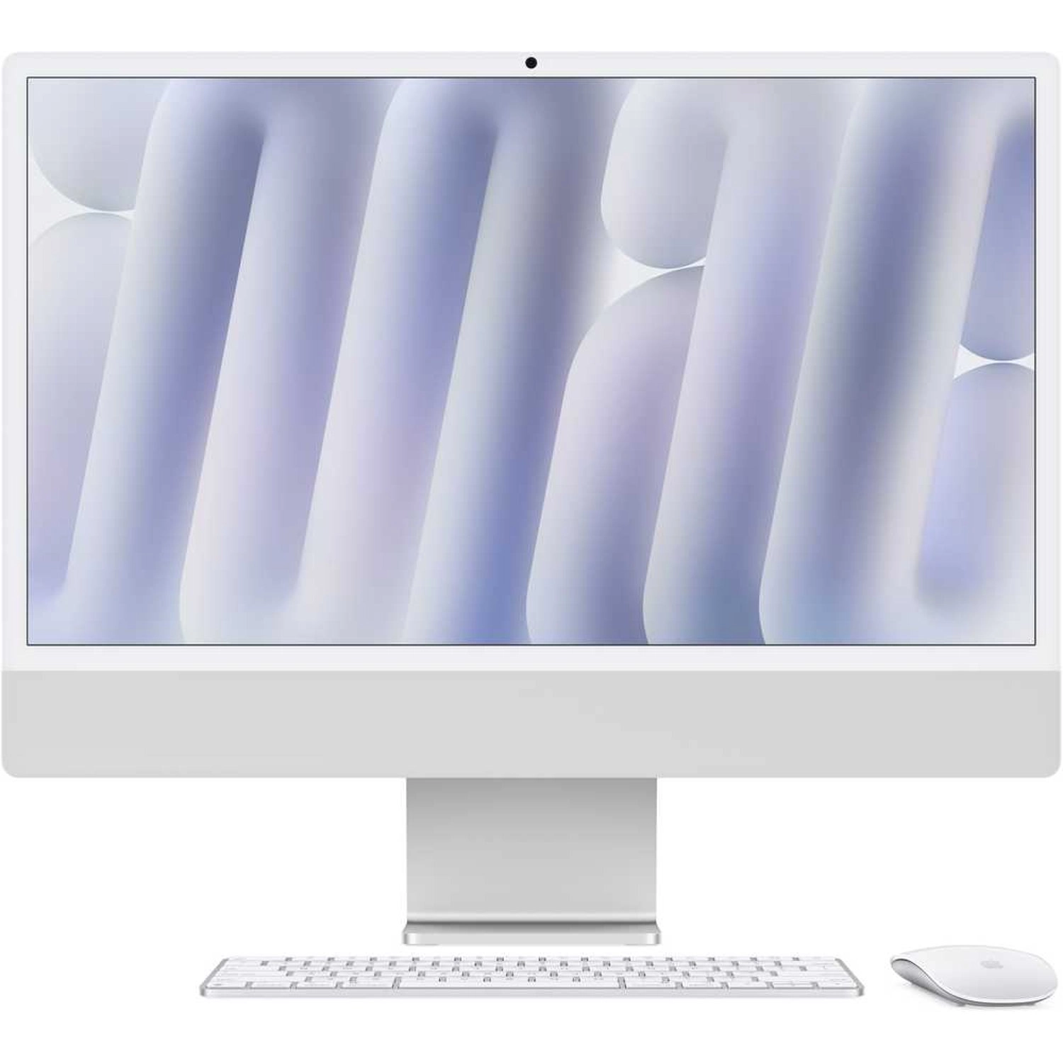 Apple iMac 24-inch M4 10-core CPU and 10-core GPU, 16GB, 256GB SSD - Silver