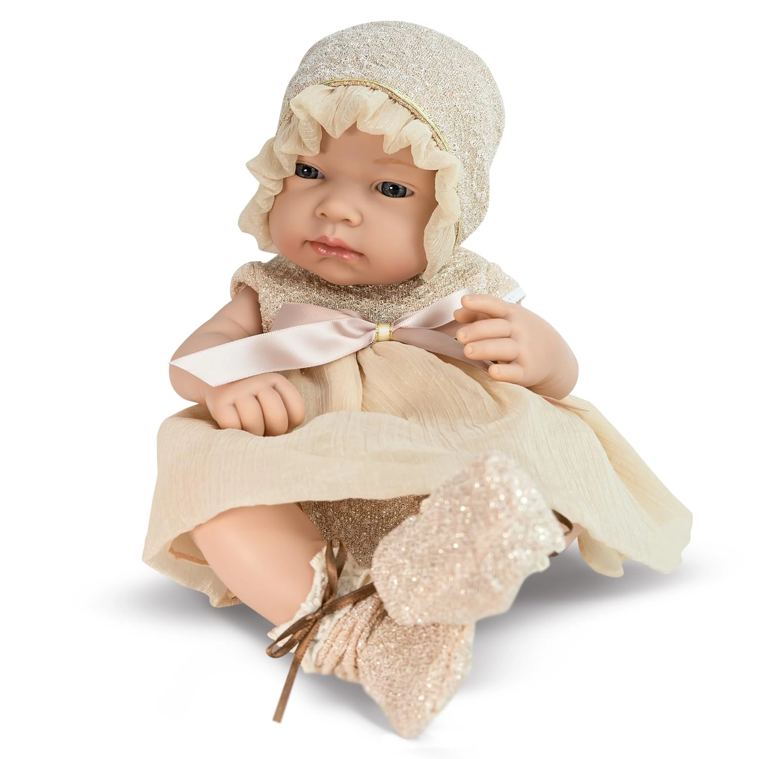 BAYBEE Reborn Baby Doll - 15 inch Silicone Washable Ages 3+
