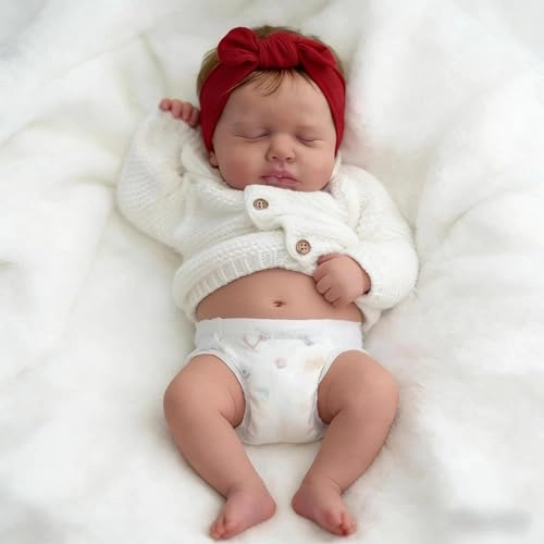 Loulou Reborn Baby Doll - 20 inch Full Body Vinyl Girl Ages 3+