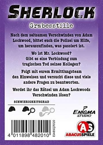 Sherlock Grave Silence - Card Game (German)