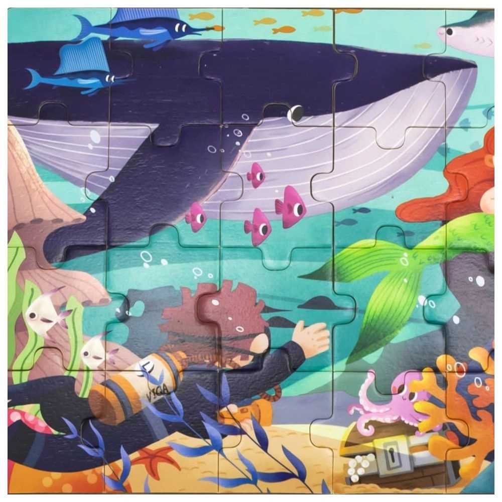 Sea Secret Wooden Puzzle (29464294-44645) - 24 pcs