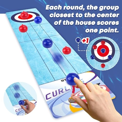 Tabletop Curling Strategy Game
