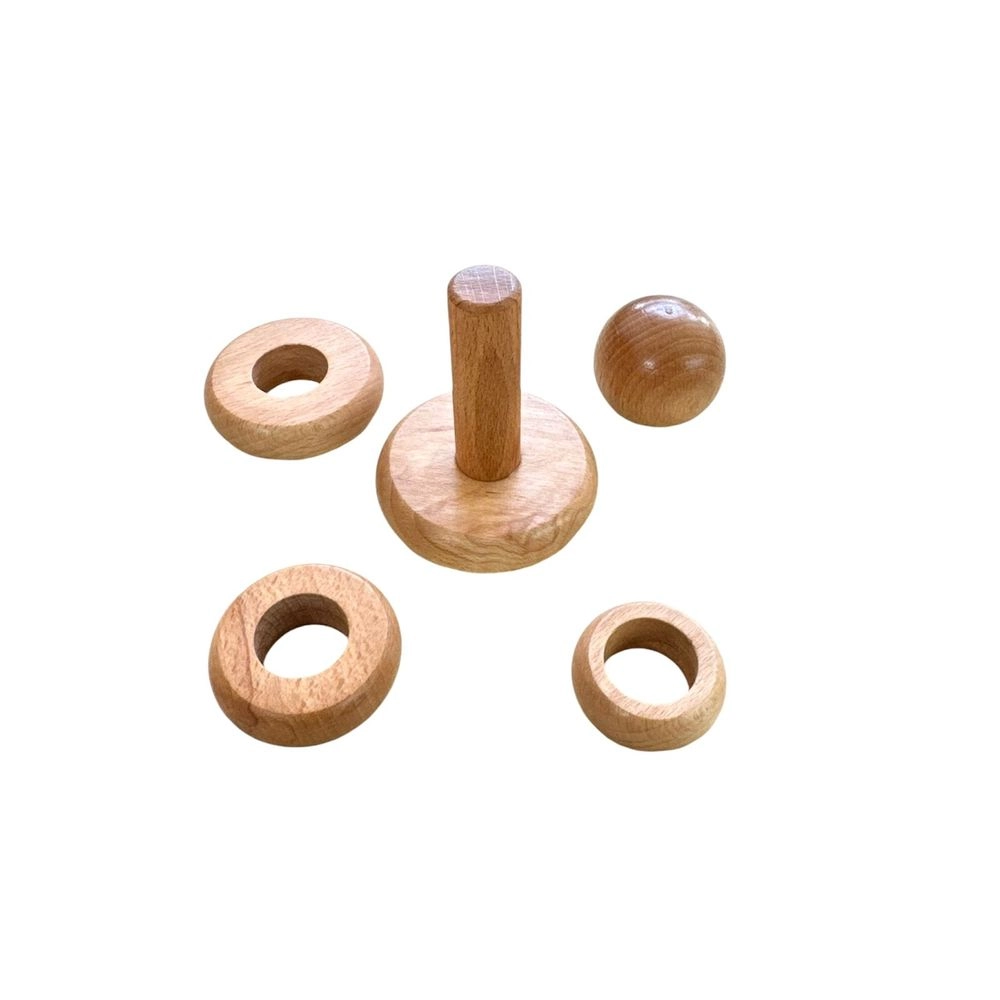 Stacking Rings - Suitable for 12 months and above 5 Pcs