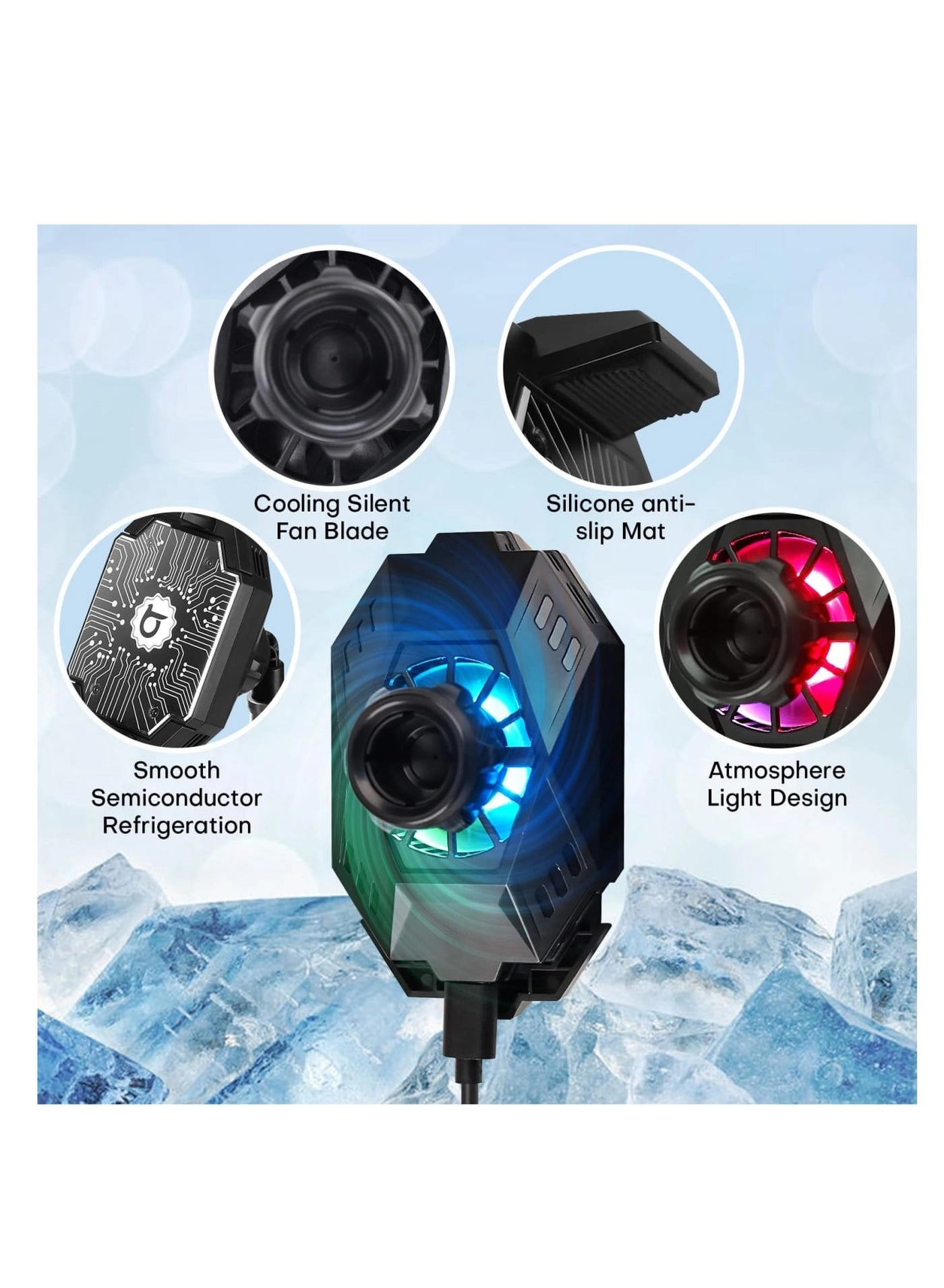 Phone Cooler - Semiconductor Cooling Fan