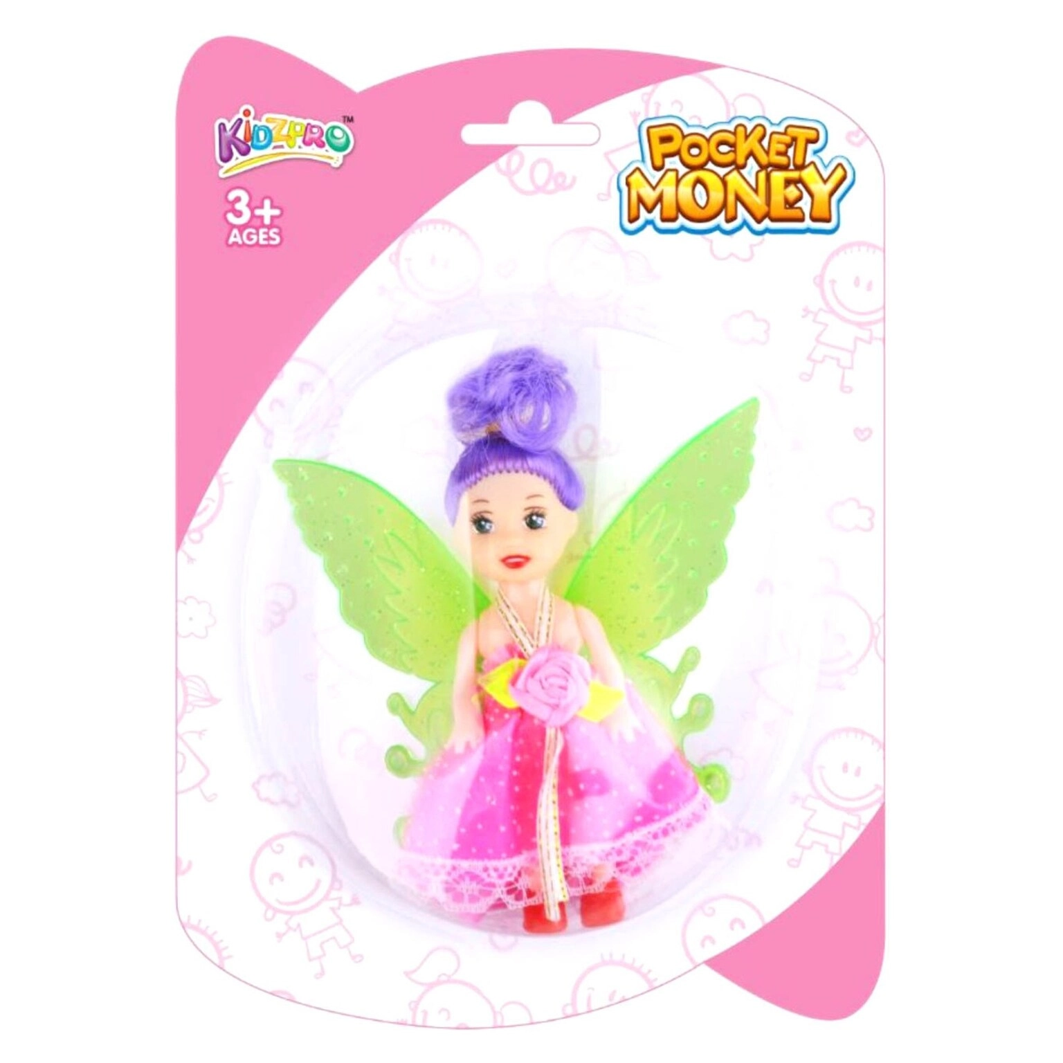 Kidzpro Pocket Money Magic Doll - 3.5inch Multicolour Ages 3+