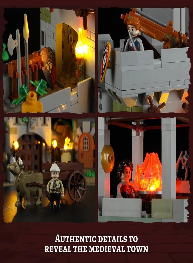 Medieval Watchtower - Lighting Soldier Farmer Minifigures