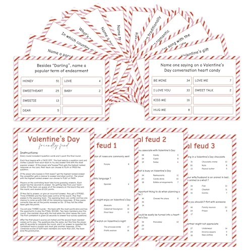 Family Feud - Valentine's Day 16 cards 180.00 Months