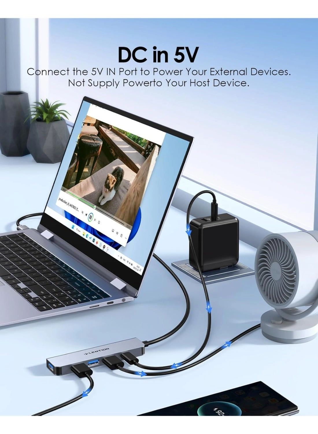 CB-HE32 Cable USB-C to USB-A 0.6m