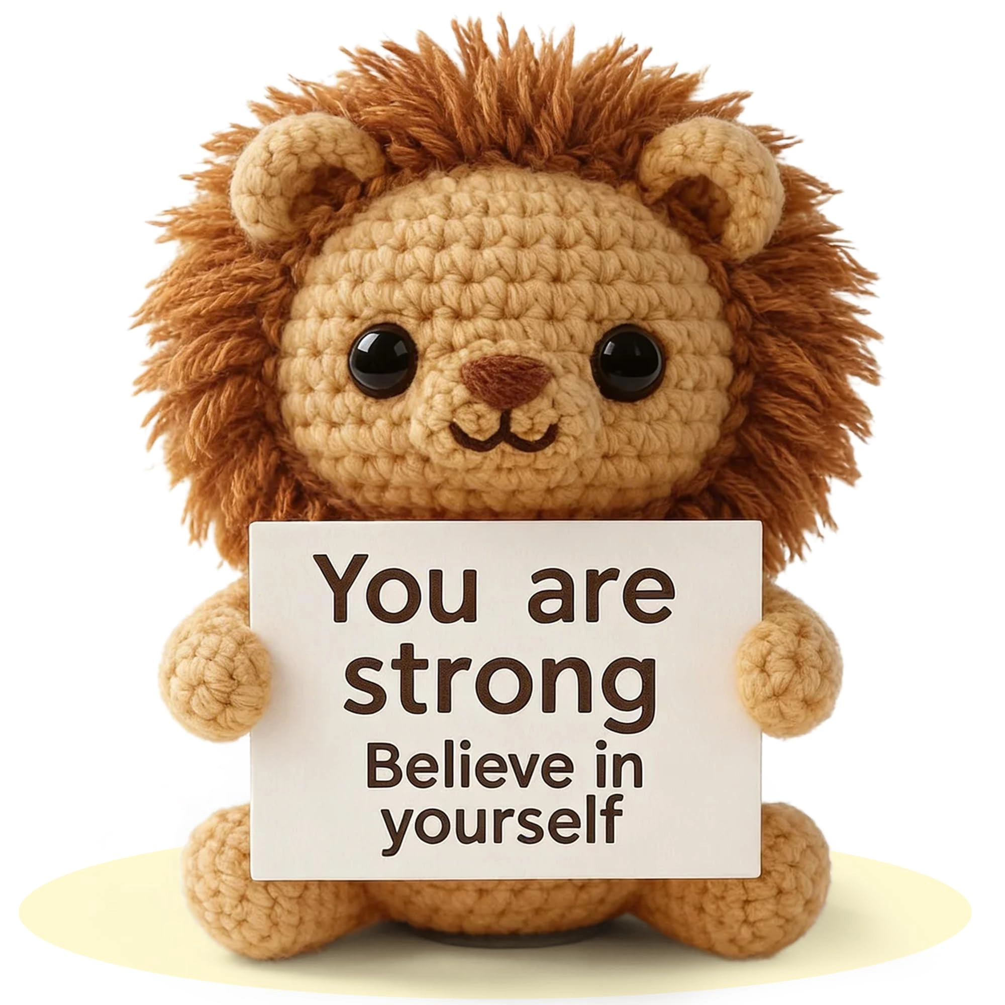 PICKLE BUDDIES Lion Emotional Support Crochet 14 cm Crochet