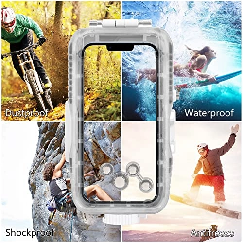 Waterproof Case - iPhone 13/13 Pro 12/12 Pro 40m White