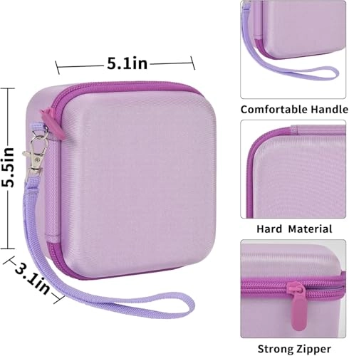 Bag - 5.5 x 5.1 x 3.1 inches suitable for ESOXOFFORE for Dylanto for Prograce for GKTZ for YEEHAO for LETSHAHA for ENERHAMP/ for Anchioo/ for YETCN/ for Amzelas/ for WEEFUN/ for MEETRYE/ for USHINING/ for Mafiti/ for Bestoonemultiple instant camera for digital camera for girls camera