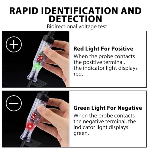 Digital Test Light - 1PCS Backlit 16-inch Probe