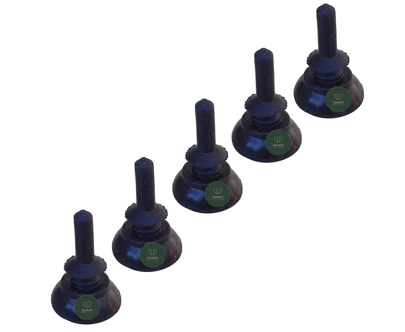QemiQ Rubber Leg Bush - 5 units Rubber Pin Dia 6mm