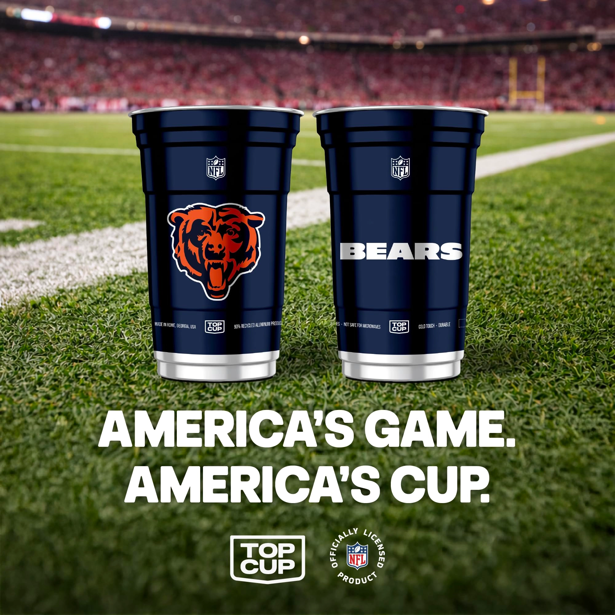 Chicago Bears Reusable Cup - 20 pcs