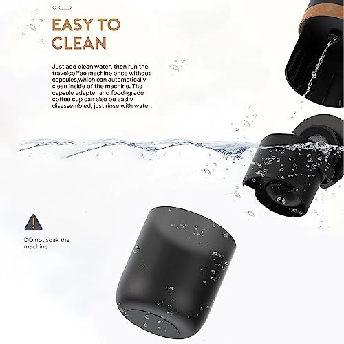 Espresso Machine - 100 Milliliters capsules & ground coffee