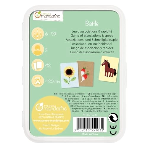 Battles Card Game - 6+ 1 pieces