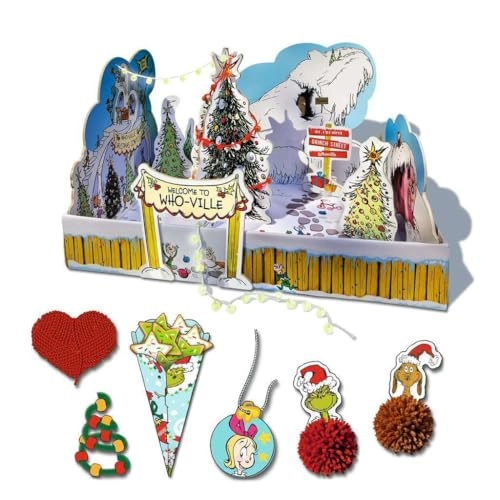 BeCreative DIY Wichtelset mit dem Grinch - grün für Kinder ab 4 Jahren