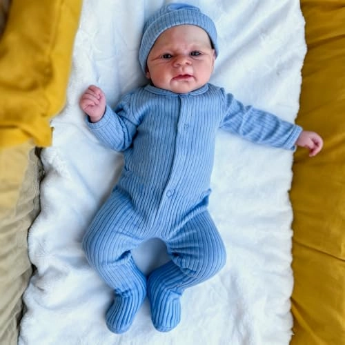 Reborn Baby Doll - 48 cm Silicone Baby Boy Ages 3+