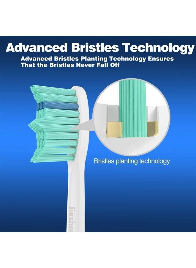 Toothbrush Replacement Heads - HX7022 6 Pack Blue