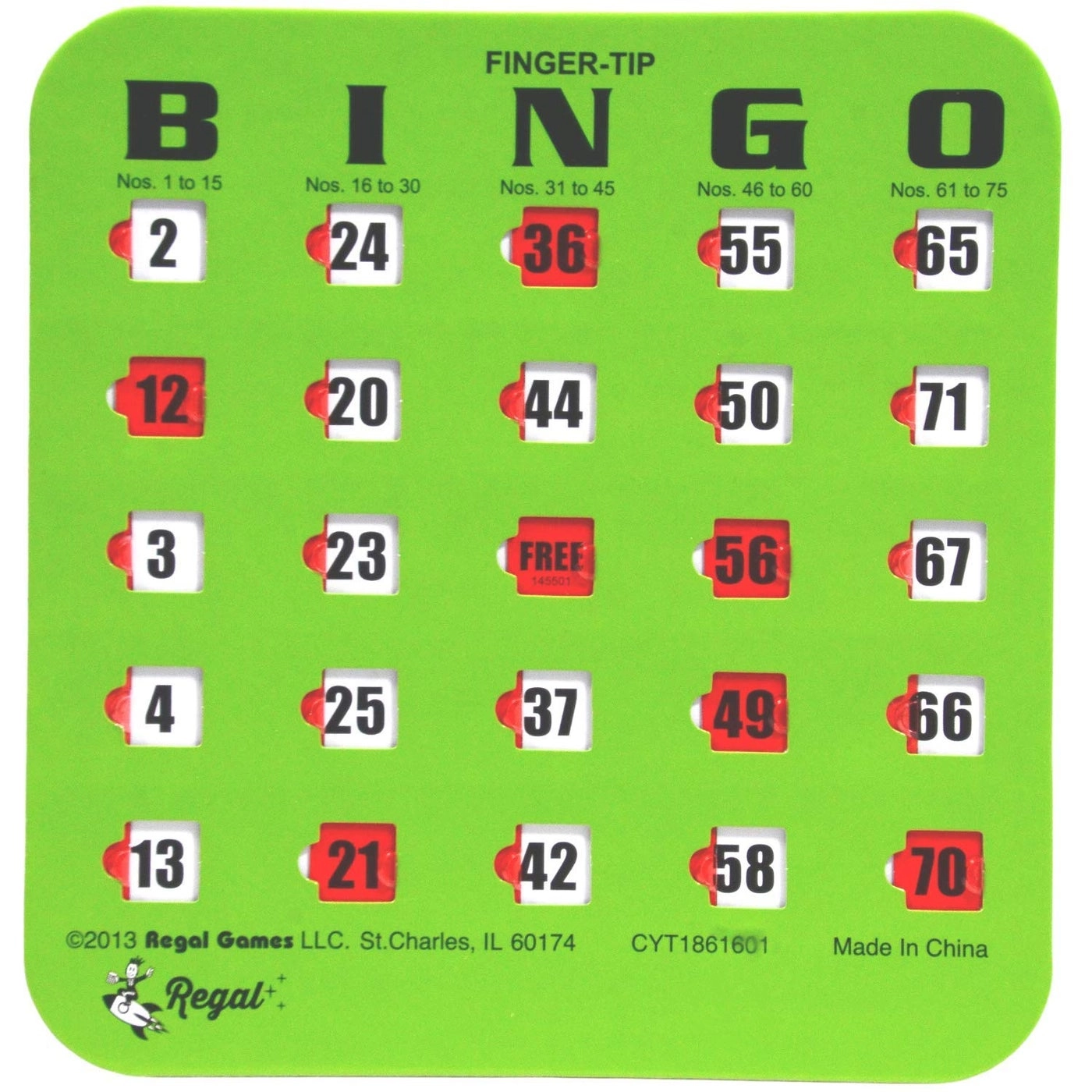Bulk Bingo Cards - Sliding Windows Reusable Large Print