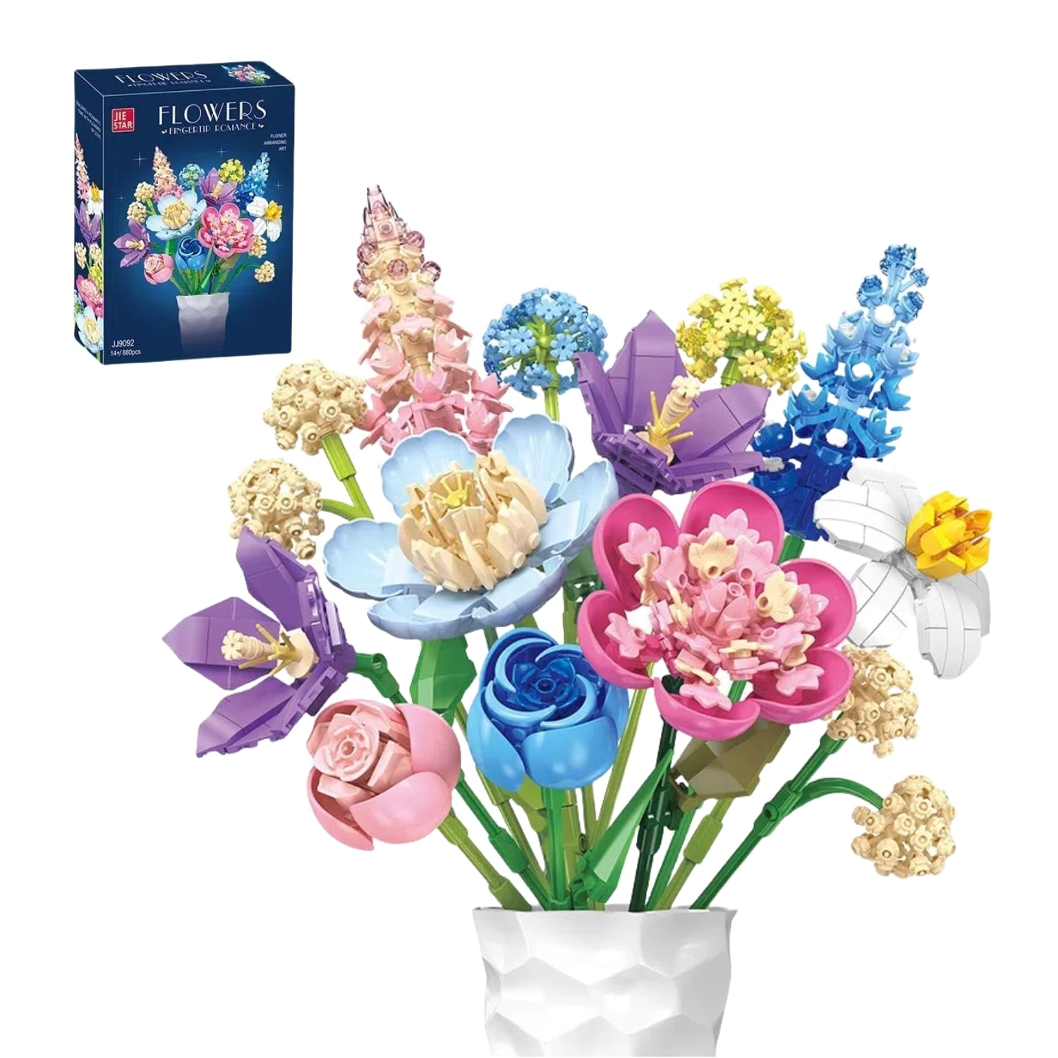 NOIBAD Flower Bouquet Building Kit - 880 piece(s)