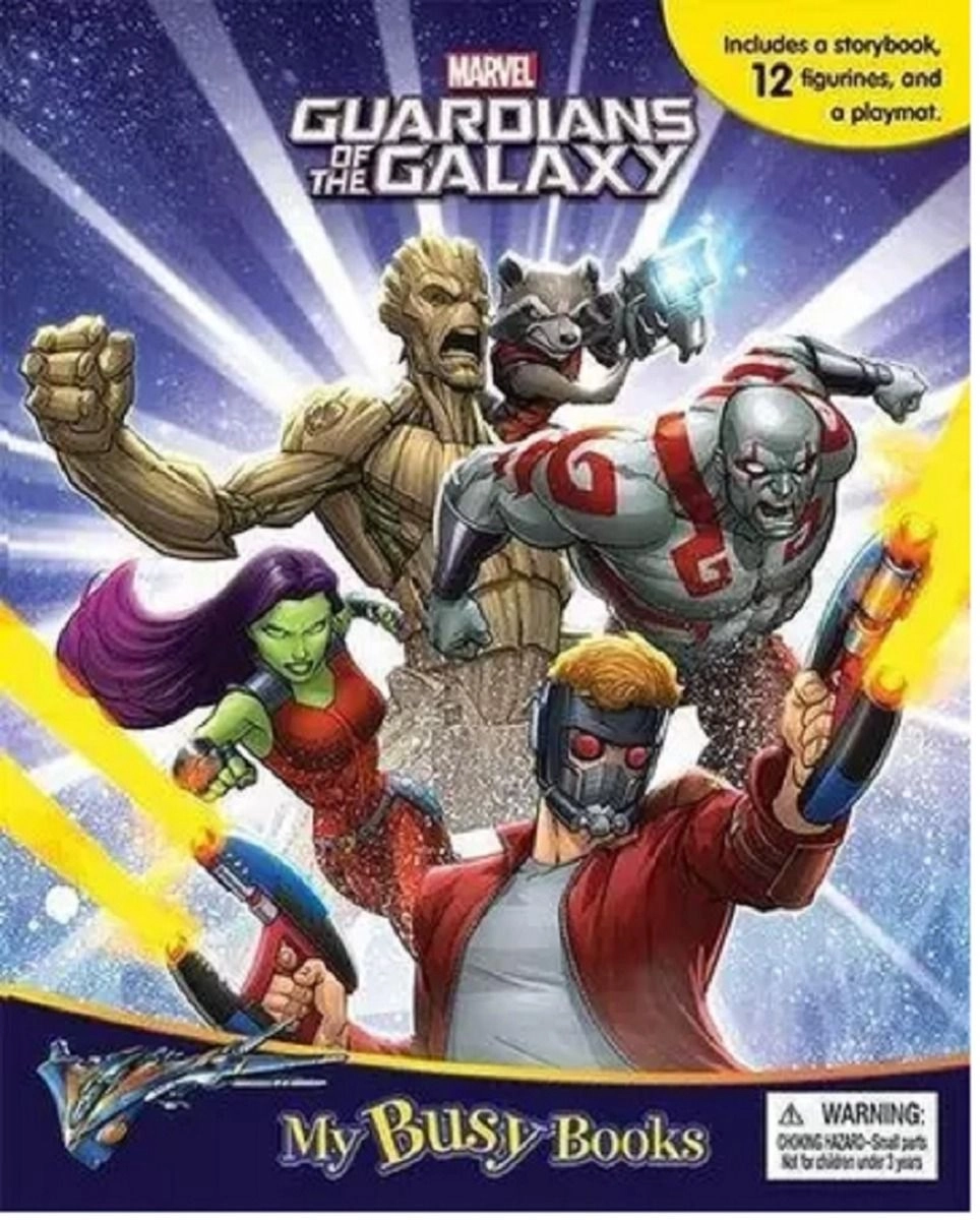 Phidal Marvel Guardians Board Book - 3 years+