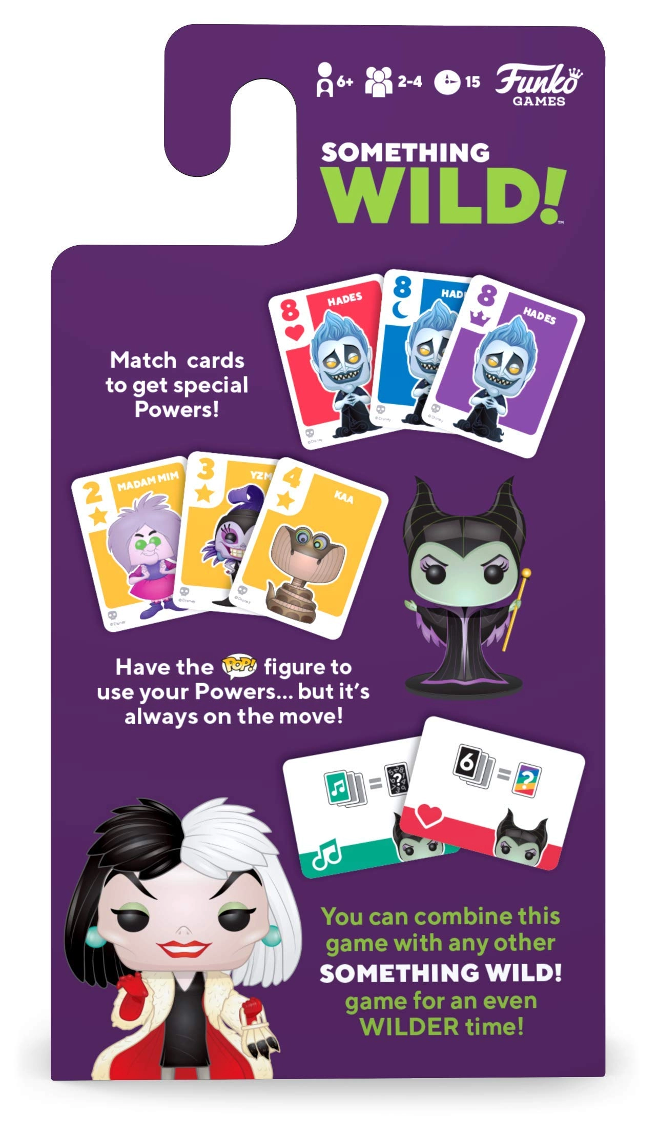 Something Wild Disney Villains - Maleficent Pocket Pop Card Game