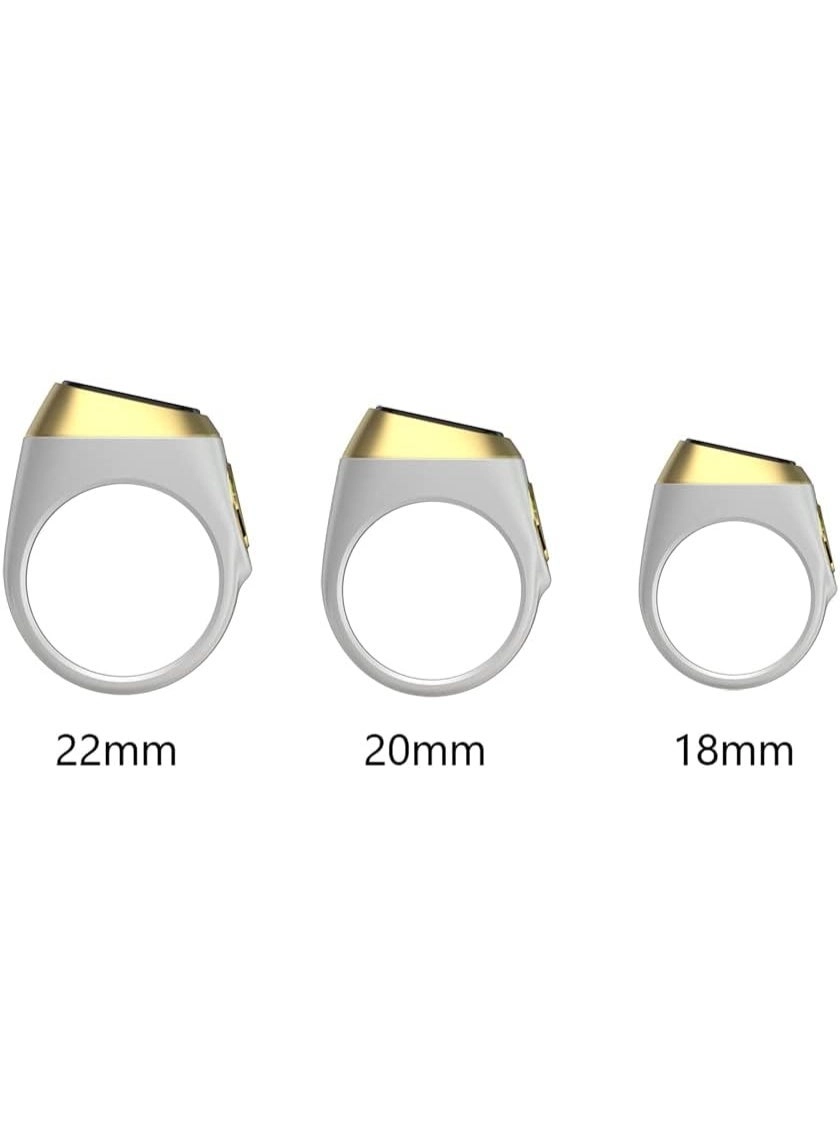 Smart Zikr Ring - 20mm Prayer Counter
