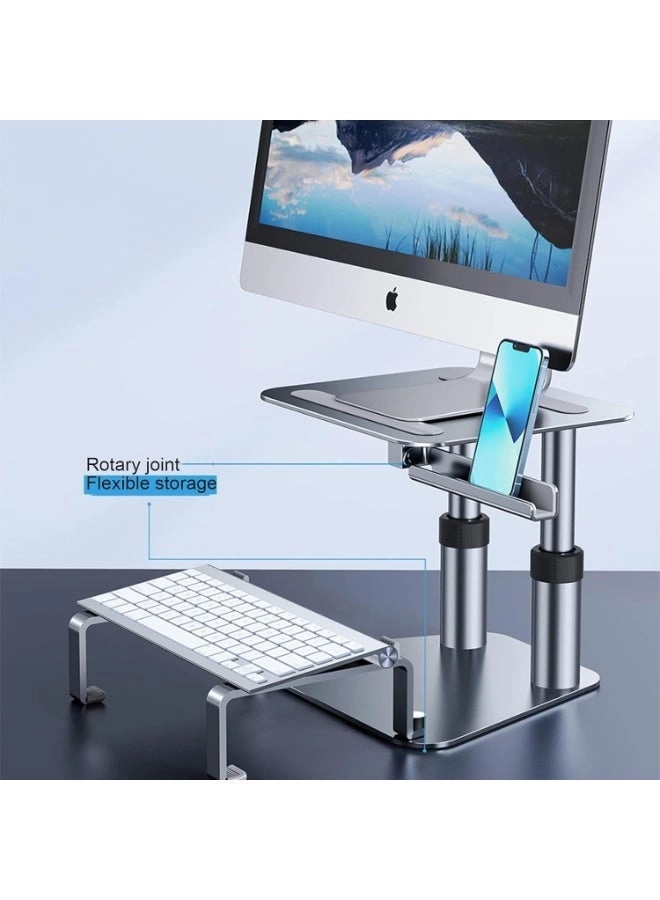 ADB-AL01 - All-Aluminum Alloy Keyboard & Mobile Holder