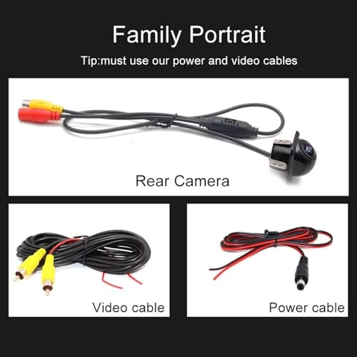 Rear View Camera - Night Vision 4PIN 480P 1080P