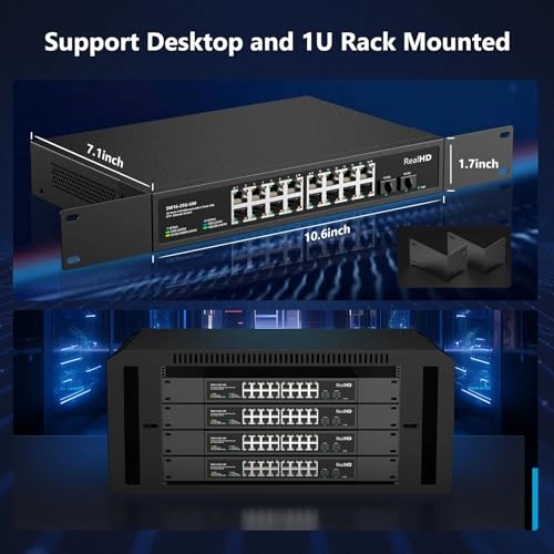 16 Port 2.5GB Switch Unmanaged 16-ports