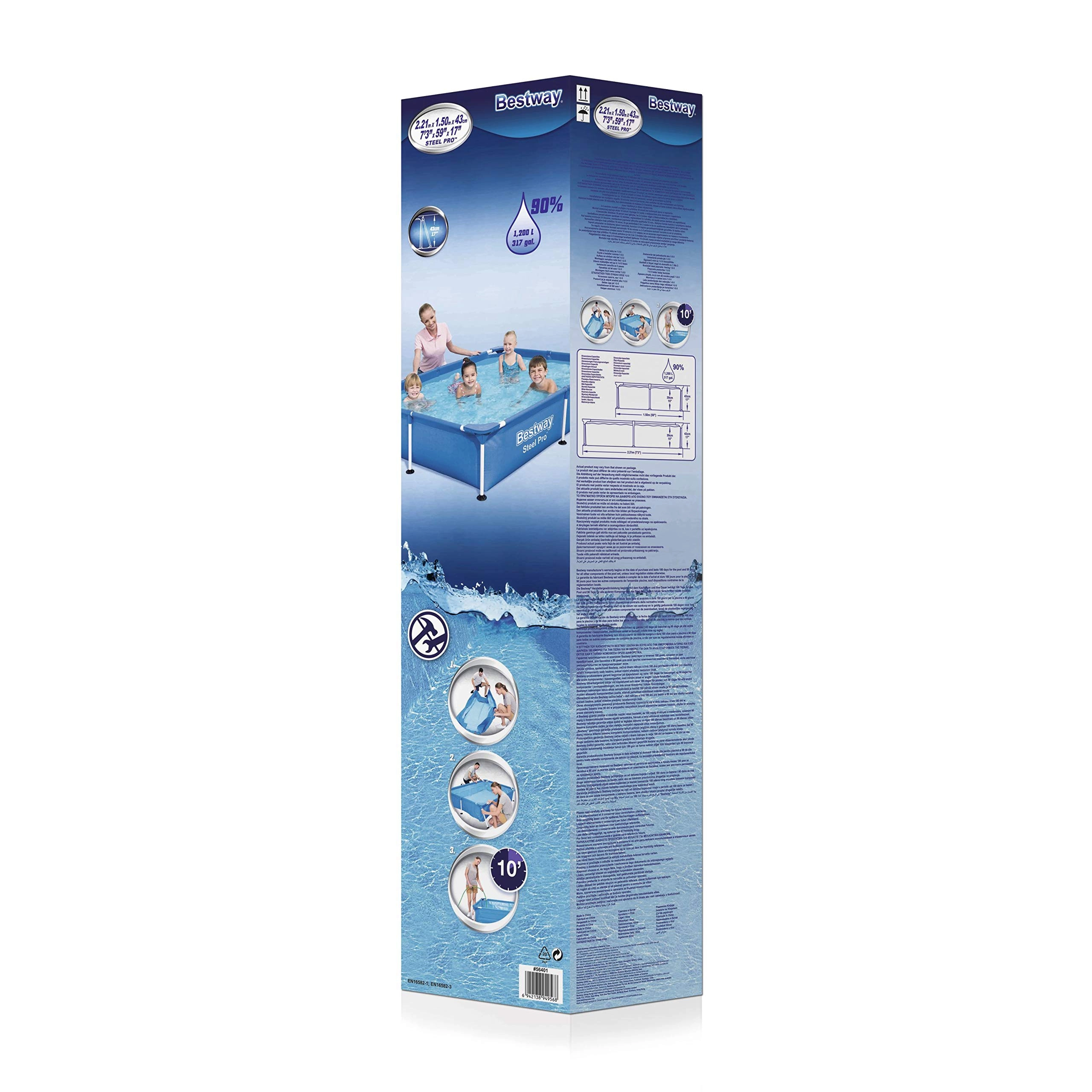 56401 Steel Pro Pool - 1200 litres