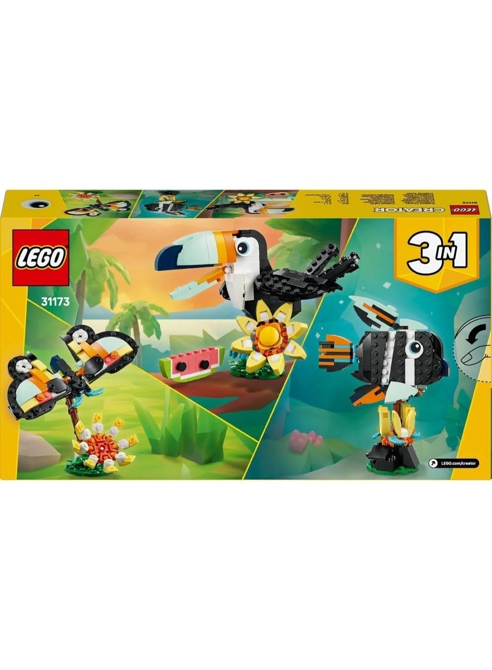 Creator 3in1 Tropical Toucan (31173)