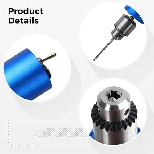 Micro Electric Drill - 0.3-4mm Portable Handheld 10 drill bits