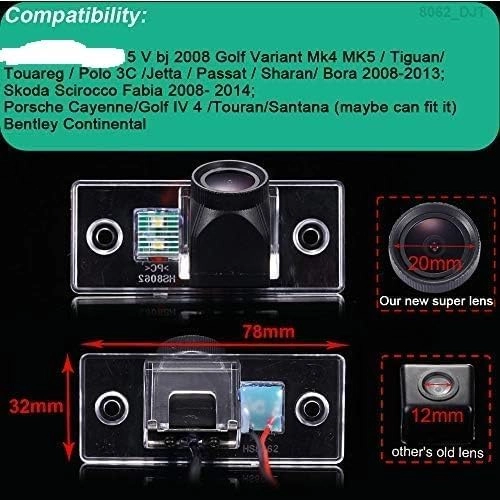 rear view camera - Night vision 1280 x 720 pixels