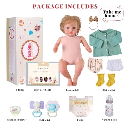 Reborn Doll - Vinyl Cloth Body Ages 3+