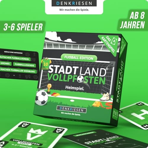 Stadt Land Vollpfosten: Football Edition - Card Game (German)