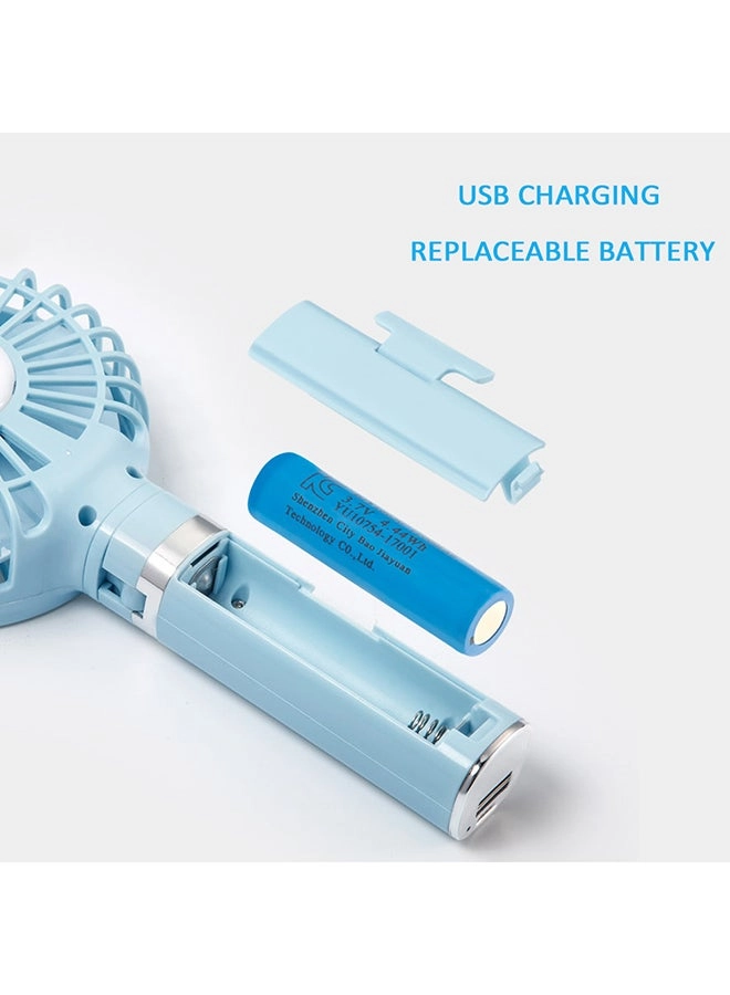 Personal Handheld Fan - Instant Cooling Rechargeable 3 Speed